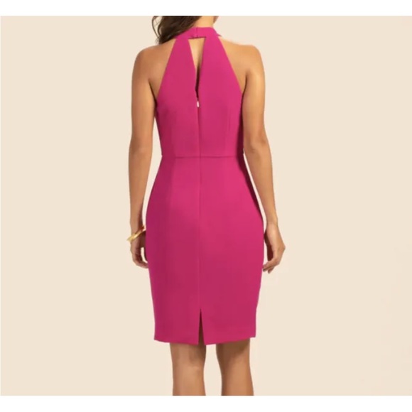 Trina Turk Jovial Dress Warm Magenta - Picture 3 of 6
